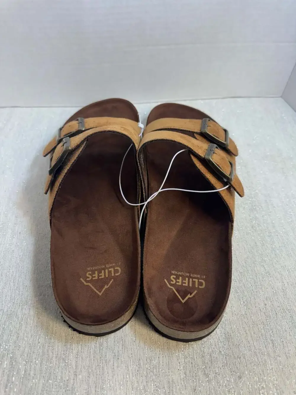 Cliffs by White Mountain Pandora Two-Strap Footbed Sandals Size 10